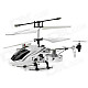 Rechargeable 4-Channel R/C Helicopter w/ IR Throttle Stick Controller and Gyroscope - Black + White