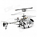 Rechargeable 4-Channel R/C Helicopter w/ IR Throttle Stick Controller and Gyroscope - Black + White