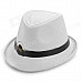 Western Cowboy Hat Style Butane Gas Lighter - White