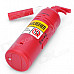 Mini Extinguisher Style Desktop Vacuum - Red (2 x AA)