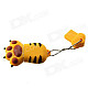Cartoon Tiger Claw Style USB 2.0 Flash Drive - Yellow (32GB)