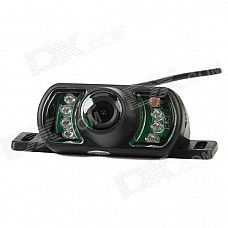 HP-DM320 Car Wired Rear View Camera w/ 7-IR Night Vision LED Lights - Black (NTSC)