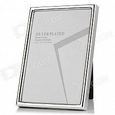 12001-3R Elegant 90 x 130mm Metal Photo Frame - Silver