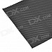 3D Carbon Fiber Paper Decoration Sheet Car Sticker - Black (12 x 20cm)