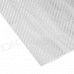 3D Carbon Fiber Paper Decoration Sheet Car Sticker - Silver Gray (30 x 200cm)