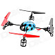 Creative 2.4GHz Remote Control 4-CH Beetle Style Flying UFO w/ Gyro - Blue + Black + Red