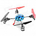 Creative 2.4GHz Remote Control 4-CH Beetle Style Flying UFO w/ Gyro - Blue + Black + Red