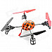 Creative 2.4GHz Remote Control 4-CH Beetle Style Flying UFO w/ Gyro - Orange + Black + Red