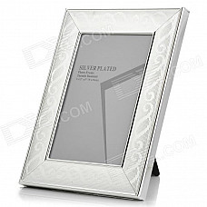 Elegant Silver Plated Photo Frame for 9 x 13cm Photos - Silver