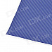 3D Carbon Fiber Paper Decoration Sheet Car Sticker - Blue (50 x 200cm)