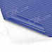 3D Carbon Fiber Paper Decoration Sheet Car Sticker - Blue (50 x 200cm)