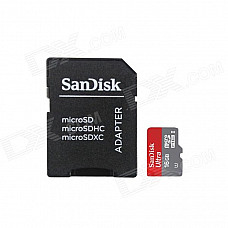 SanDisk Mobile Ultra Micro SDHC / TF Memory Card w/ SD / SDHC Card Adapter - 16G (Class 10)