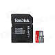 SanDisk Mobile Ultra Micro SDHC / TF Memory Card w/ SD / SDHC Card Adapter - 16G (Class 10)