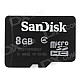 Genuine SanDisk Micro SDHC TF Memory Card (8GB)