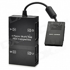 4-Player Controller and Memory Card Multiplayer Adapter for PS2