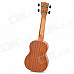 Mini Handheld 21" 4-String Ukulele - Wood Color