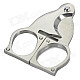 Triangular Stainless Steel Cigar Cutter - Silver