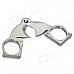 Triangular Stainless Steel Cigar Cutter - Silver