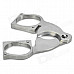 Triangular Stainless Steel Cigar Cutter - Silver