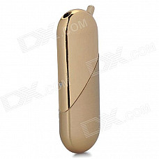 Folding Heart Shaped Butane Gas Lighter - Golden