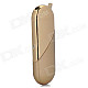 Folding Heart Shaped Butane Gas Lighter - Golden