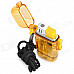 Stylish Windproof Water Resistant Butane Jet Lighter - Yellow