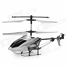 Rechargeable 3-CH R/C Helicopter w/ IR Throttle Stick Controller & Gyroscope - Black + Silver