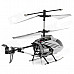 Rechargeable 3-CH R/C Helicopter w/ IR Throttle Stick Controller & Gyroscope - Black + Silver