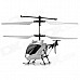 Rechargeable 3-CH R/C Helicopter w/ IR Throttle Stick Controller & Gyroscope - Black + Silver