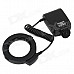 HL-48 1.6" LCD 48-LED Macro Ring Flash for Nikon / Canon / Panasonic + More - Black (4 x AA)