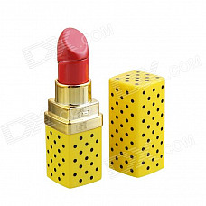 Creative Lipstick Style Butane Gas Lighter - Yellow