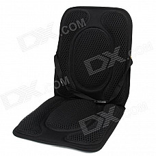 Car Elastic Heat Proof Seat Pad - Black