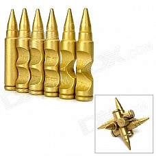 Educational Wood Bullet Interlock Toy - Golden