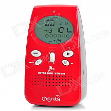 WSM-288 1.9" LCD Metronome & Tone Generator - Red (4 x AAA)