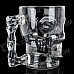 Crystal Skull Style Glass Beer Cup - Transparent (500ml)