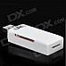 High Speed USB 3.0 SD / TF / SDHC / SDXC Memory Card Reader - White