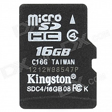 Kingston SDC4 Micro SD HC / TF Memory Card - 16GB (Class 4)