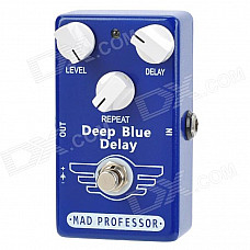 Guitar True Bypass Digital Delay Effect Pedal - Deep Blue