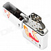 Spades Ace Style Metal Kerosene Oil Lighter - White