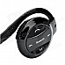 X7 Rechargeable Bluetooth V2.1+EDR MP3 Player Headphones Headset - Black (160 Hours-Standby)