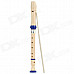 Stylish Instrument Music 6-Hole High-pitch Clarinet Flageolet - White