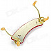 4/4-3/4 Violin Shoulder Rest - Red + Golden (19cm)