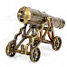 Retro Cannon Style Zinc Alloy Butane Lighter - Bronze