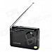 SINGBOX SV922 1.5" LCD MP3 Player Speaker w/ FM / USB / TF - Black