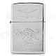 Stylish Eagle Pattern Oil Lighter - Silver