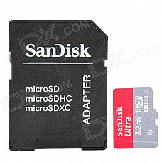 SanDisk Mobile Ultra Micro SDHC / TF Memory Card w/ SD / SDHC Card Adapter - 32G (Class 10)