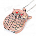 Novelty Owl Style USB 2.0 Flash Drive - Bronze (8GB)