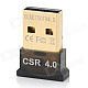Ultra-Mini Bluetooth CSR 4.0 USB Dongle Adapter - Black