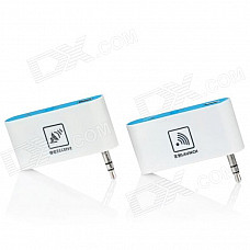 2.4GHz Audio Wireless Receiver Kit - White (3.5mm-Plug)