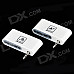 2.4GHz Audio Wireless Receiver Kit - White (3.5mm-Plug)